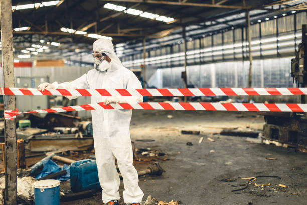Professional Crime Scene Cleanup technician working in Saint Libory, IL